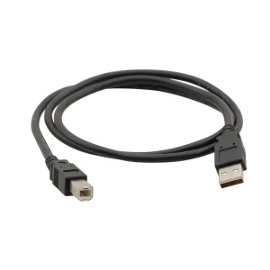 Cable USB de 3m para Impresora - 1x USB A Macho - 1x USB B Macho - Adaptador Negro