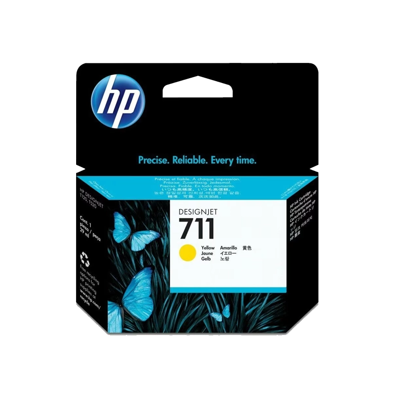 Tinta HP 711 Amarillo