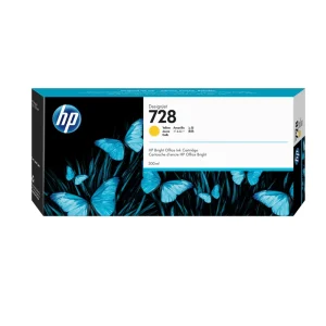 Cartucho de Tinta HP 728 DesignJet de 300 ml Amarillo F9K15A