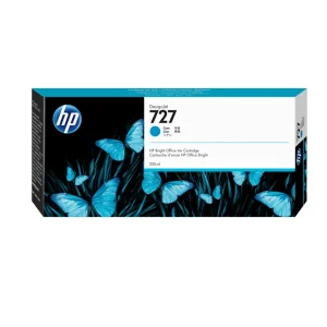 Cartucho de tinta HP 727 DesignJet cian de 300 ml F9J76A