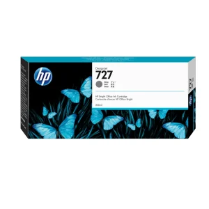 Cartucho de tinta HP 727 DesignJet gris de 300 ml F9J80A