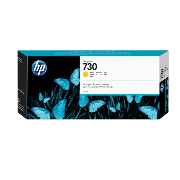 Cartucho de tinta HP DesignJet 730 de 300 ml amarillo P2V70A Cartucho de tinta HP DesignJet 730 de 300 ml amarillo P2V70A