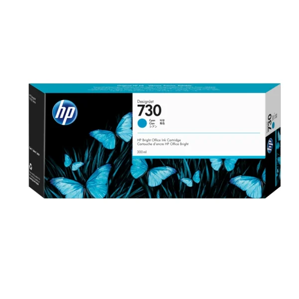 Cartucho de tinta HP DesignJet 730 de 300 ml cian P2V68A Cartucho de tinta HP DesignJet 730 de 300 ml cian P2V68A