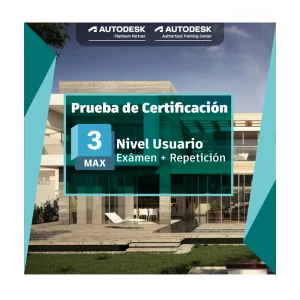 Certificación Autodesk 3DS Max Nivel Usuario 1103530-M