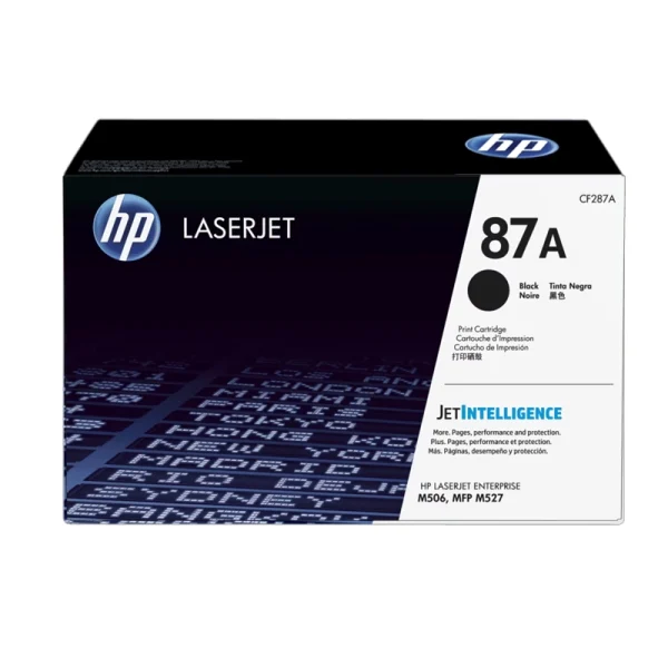 Cartucho de toner original HP LaserJet 87A negro CF287A Cartucho de toner original HP LaserJet 87A negro CF287A