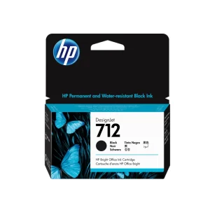 Cartucho de Tinta HP 712 DesignJet Negro Original 3ED70A