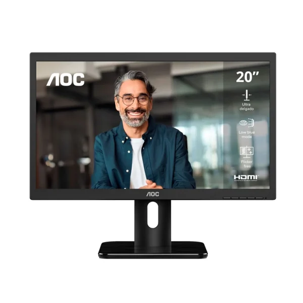 Monitor AOC 20E1H 20 HD+1600x900 LED TN 1 HDMI 1 VGA 60Hz 5ms Monitor AOC 20E1H 20 HD+1600x900 LED TN 1 HDMI 1 VGA 60Hz 5ms