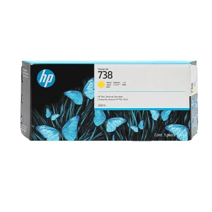 Cartucho de tinta DesignJet HP 738 amarillo de 300 ml 676M8A
