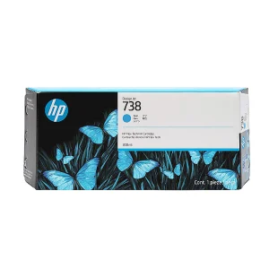 Cartucho de tinta DesignJet cyan HP 738 de 300 ml 676M6A