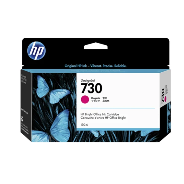 Cartucho de tinta HP 730 Magenta -130 ml -P2V63A Cartucho de tinta HP 730 Magenta -130 ml -P2V63A