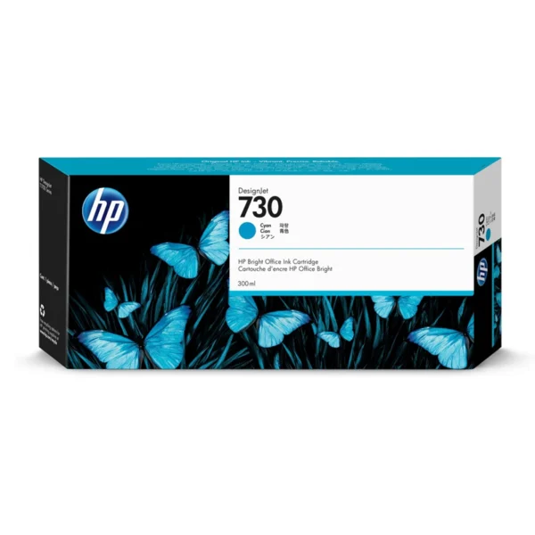 Cartucho de tinta HP DesignJet 730 de 300 ml cian P2V68A Cartucho de tinta HP DesignJet 730 de 300 ml cian P2V68A