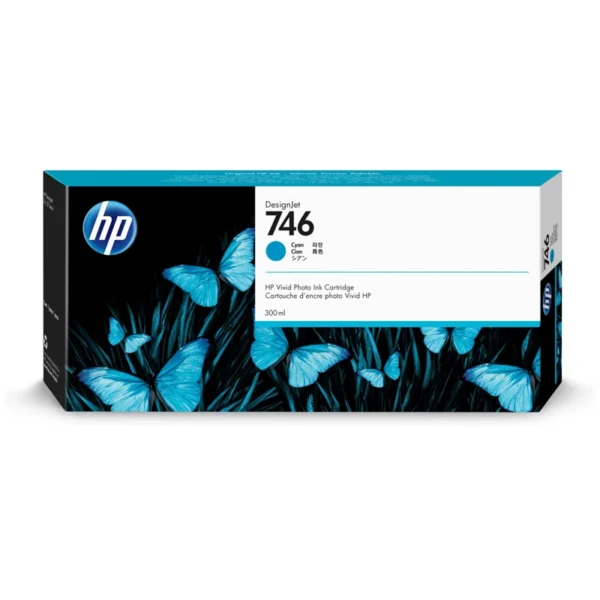 Cartucho de tinta HP cian 746 300 ml P2V80A Cartucho de tinta HP cian 746 300 ml P2V80A