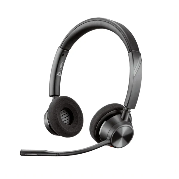 Auriculares Estéreo USB-C Poly Blackwire 3320 + Adaptador USB-C/A