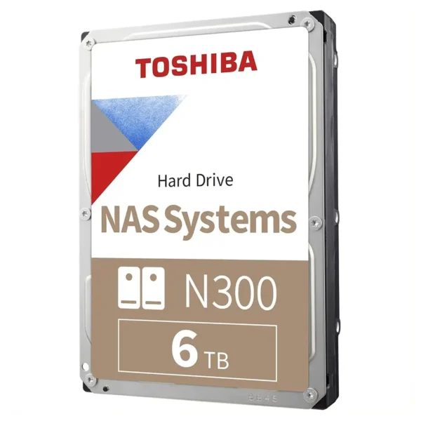 Toshiba Disco Interno N300 para NAS 6TB 7200RPM