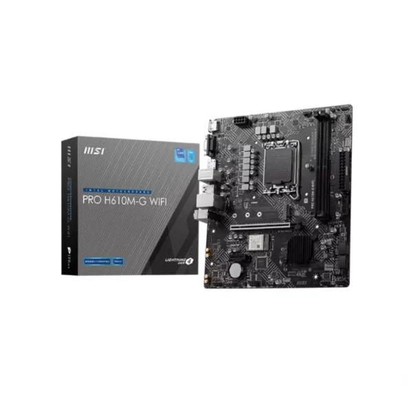 Placa Madre MSI PRO H610M-G WIFI BULK Micro ATX LGA1700 - DDR5