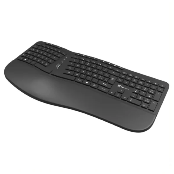 Teclado Inalambrico Pro Fit Ergonomico Negro