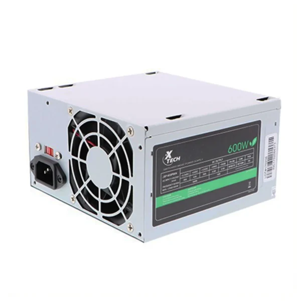 Fuente de Poder Xtech ATX 600W 20+4 Pin 2x SATA
