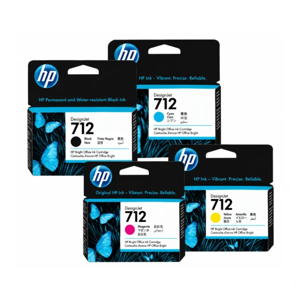 PACK TINTAS 712 - 4 colores